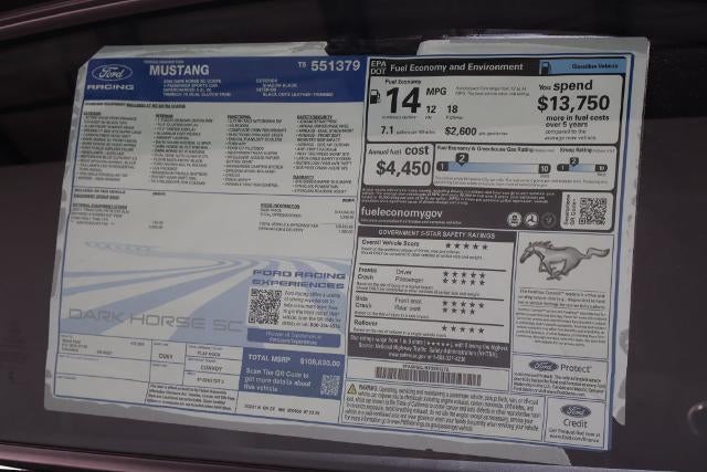 2026 Ford Mustang Dark Horse SC