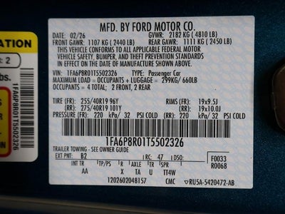 2026 Ford Mustang Dark Horse