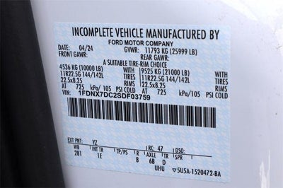 2025 Ford F-750SD Base