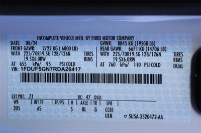 2024 Ford Super Duty F-550 DRW XL