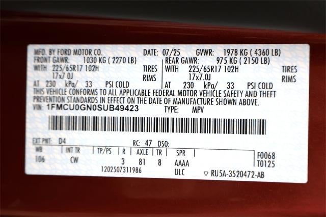 2025 Ford Escape Active Demo