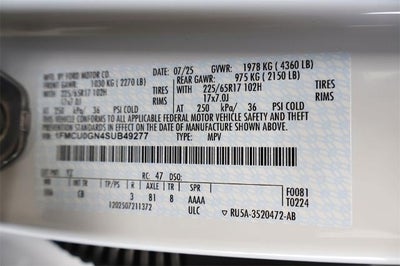 2025 Ford Escape Active Demo