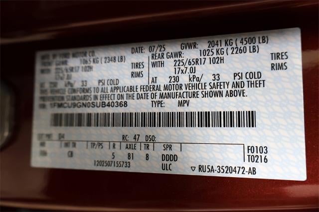 2025 Ford Escape Active Demo