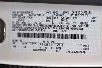 2025 Ford Escape Active Demo