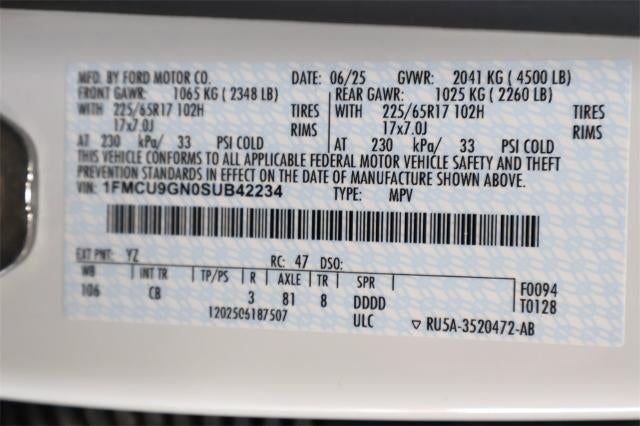 2025 Ford Escape Active Demo