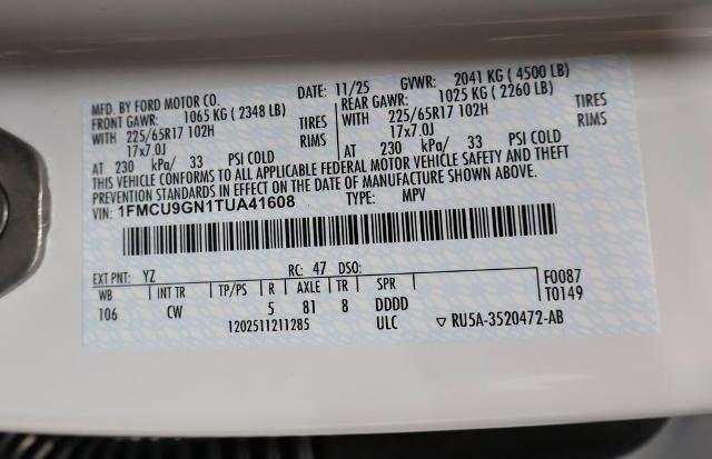 2026 Ford Escape Active