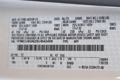 2025 Ford Escape Active Demo