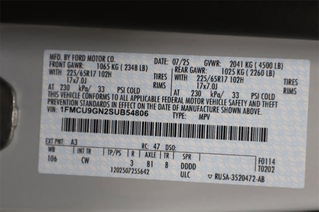 2025 Ford Escape Active Demo