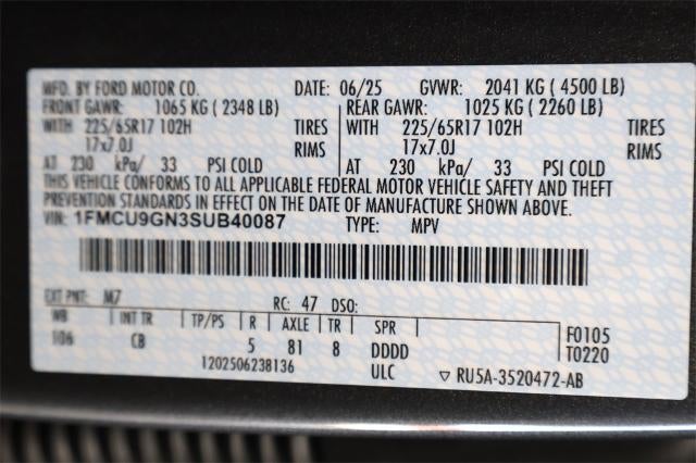 2025 Ford Escape Active Demo