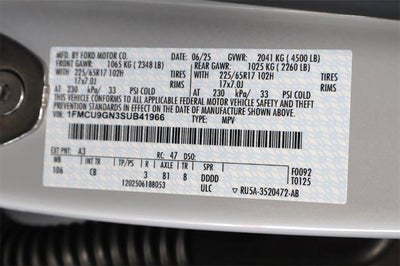 2025 Ford Escape Active Demo