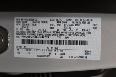 2025 Ford Escape Active Demo