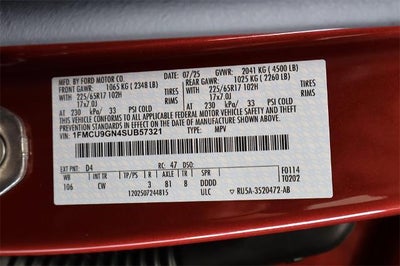 2025 Ford Escape Active Demo