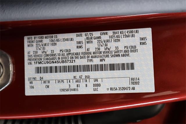 2025 Ford Escape Active Demo