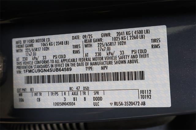 2025 Ford Escape Active Demo