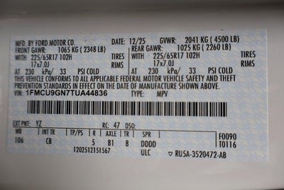 2026 Ford Escape Active