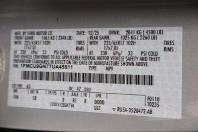 2026 Ford Escape Active