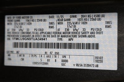 2026 Ford Escape Active