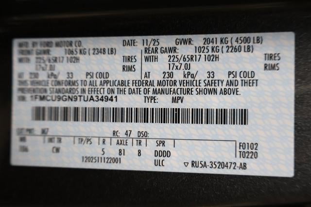 2026 Ford Escape Active