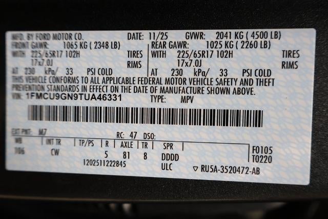 2026 Ford Escape Active