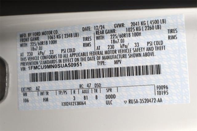 2025 Ford Escape ST-Line Demo