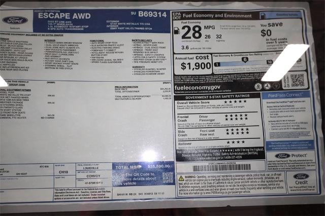 2025 Ford Escape ST-Line Demo