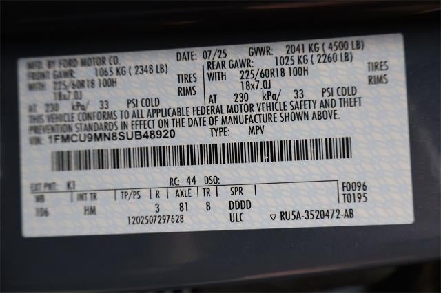 2025 Ford Escape ST-Line Demo