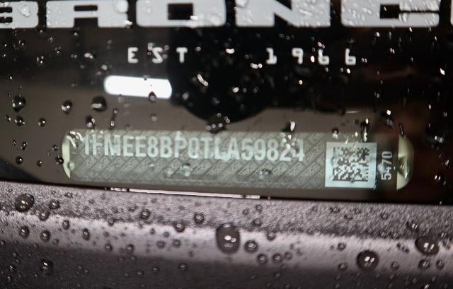 2026 Ford Bronco 60th Anniversary Edition