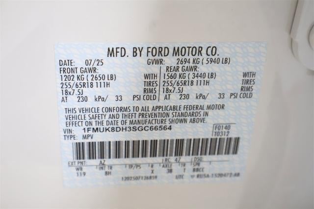 2025 Ford Explorer Active Demo