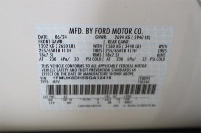 2025 Ford Explorer Active Demo