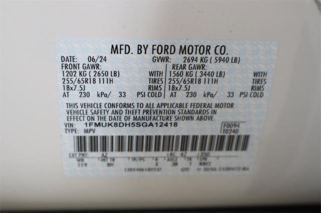 2025 Ford Explorer Active Demo