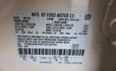 2026 Ford Explorer Platinum