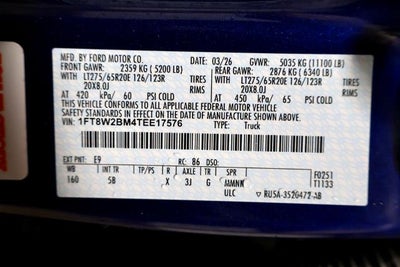 2026 Ford Super Duty F-250 SRW Black Widow Edition