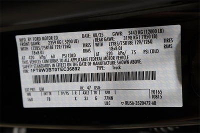 2026 Ford Super Duty F-350 SRW Platinum Tremor