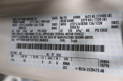 2026 Ford Super Duty F-350 SRW Platinum