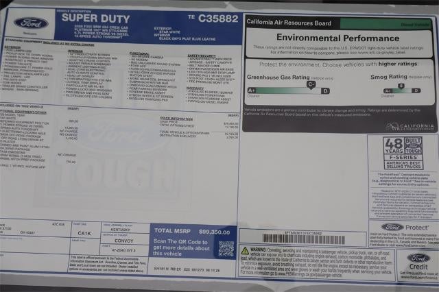 2026 Ford Super Duty F-350 SRW Platinum Tremor