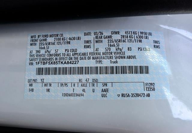 2026 Ford Transit Cargo Van Base