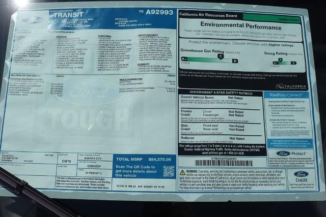 2026 Ford Transit Cargo Van Base