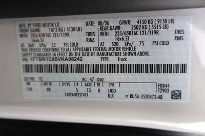 2027 Ford Transit Cargo Van Base