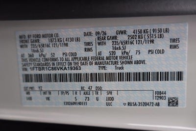 2027 Ford Transit Cargo Van Base