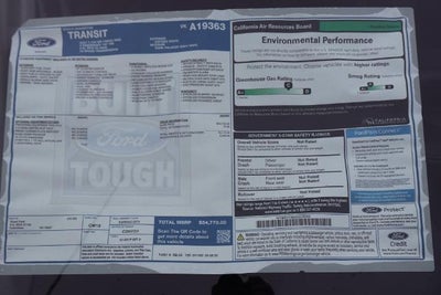 2027 Ford Transit Cargo Van Base