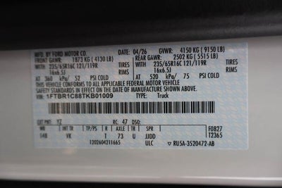 2026 Ford Transit Cargo Van Base