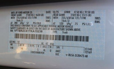 2026 Ford Transit Cargo Van Base