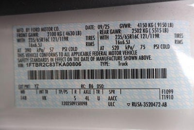 2026 Ford Transit Cargo Van Base