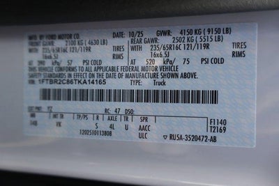 2026 Ford Transit Cargo Van Base