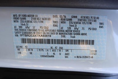 2026 Ford Transit Cargo Van Base