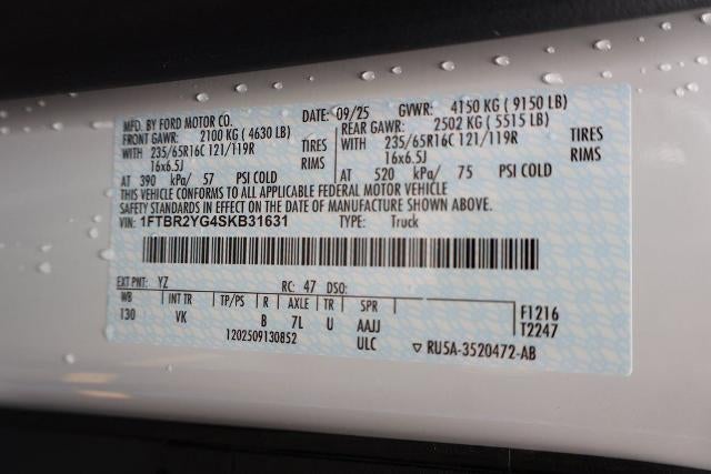 2025 Ford Transit Cargo Van Base