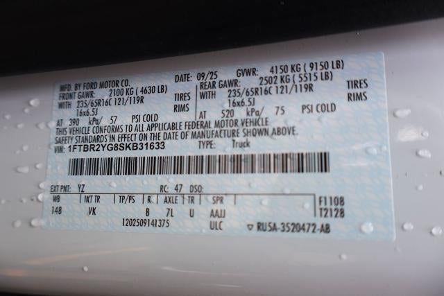 2025 Ford Transit Cargo Van Base