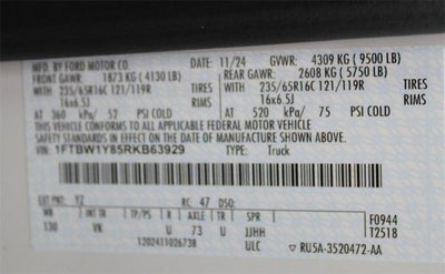 2024 Ford Transit Cargo Van Base