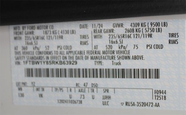 2024 Ford Transit Cargo Van Base