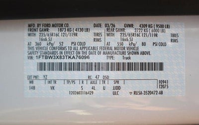 2026 Ford Transit Cargo Van Base
